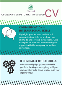Job Asaans Guide to Writing a Good CV